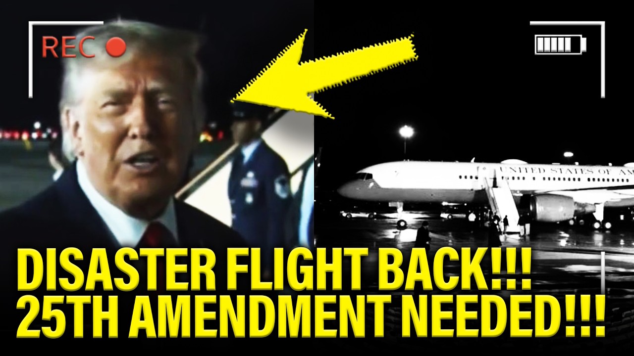 Trump has PSYCHOTIC FLIGHT BACK as 25TH AMENDMENT NEEDED!!!!
