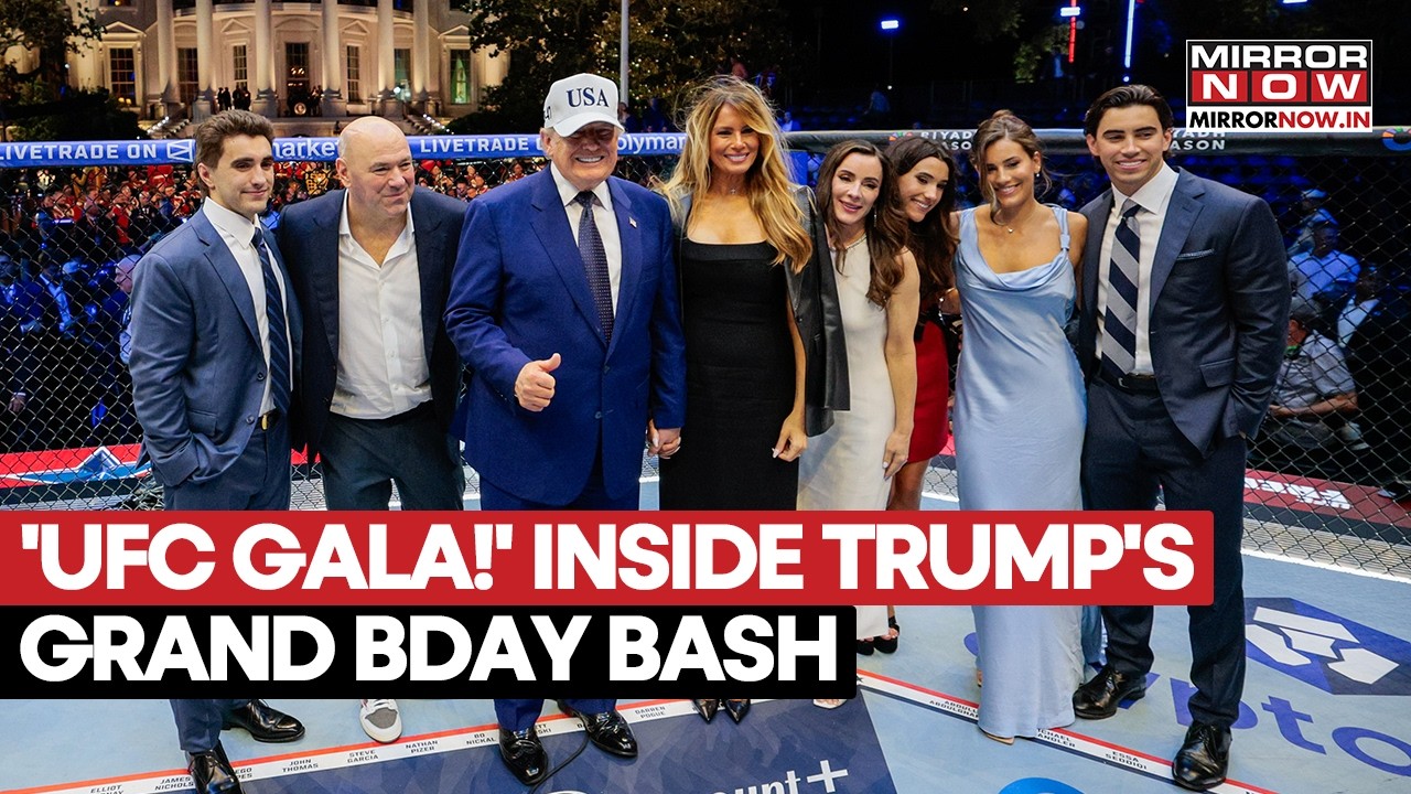 UFC GALA! Inside Trump’s 80th Birthday Bash As White House Turns To MMA Octagon Hosting Fights