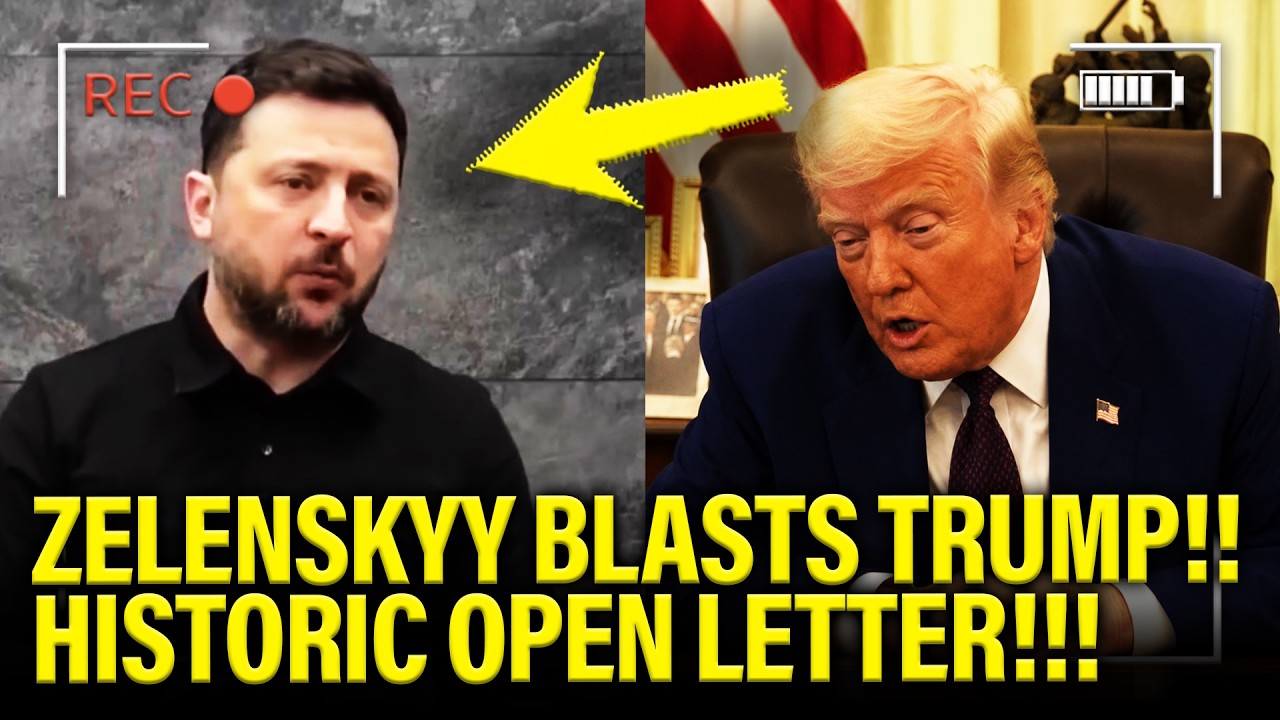 🚨Zelensky BLASTS Trump in POWERFUL OPEN LETTER!!!