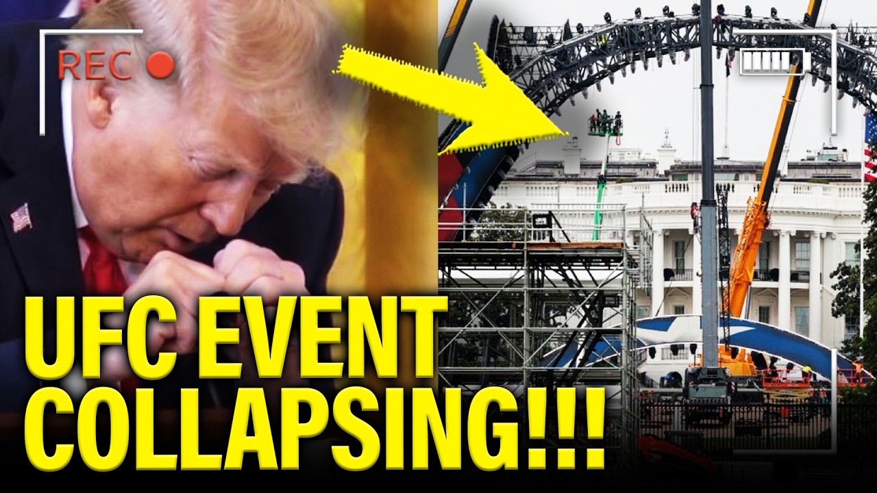 Trump faces SUDDEN COLLAPSE of UFC EVENT!!