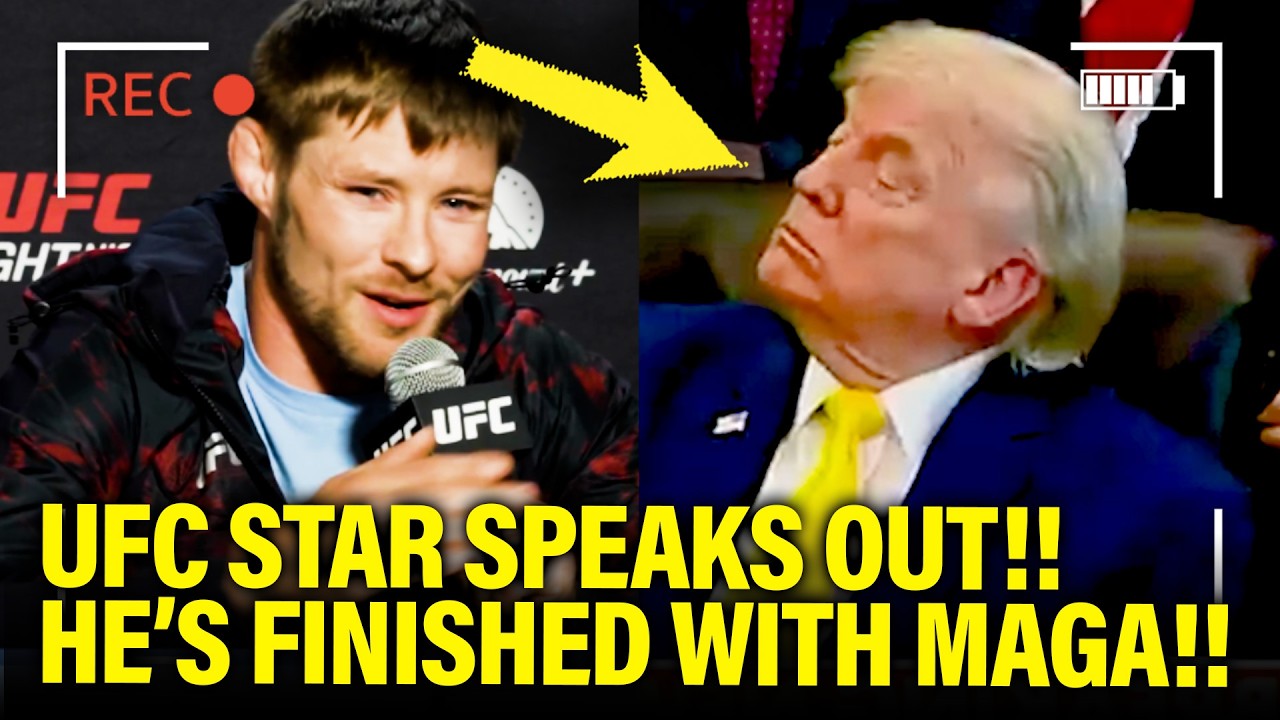 UFC star SKEWERS TRUMP at INTENSE PRESSER!!