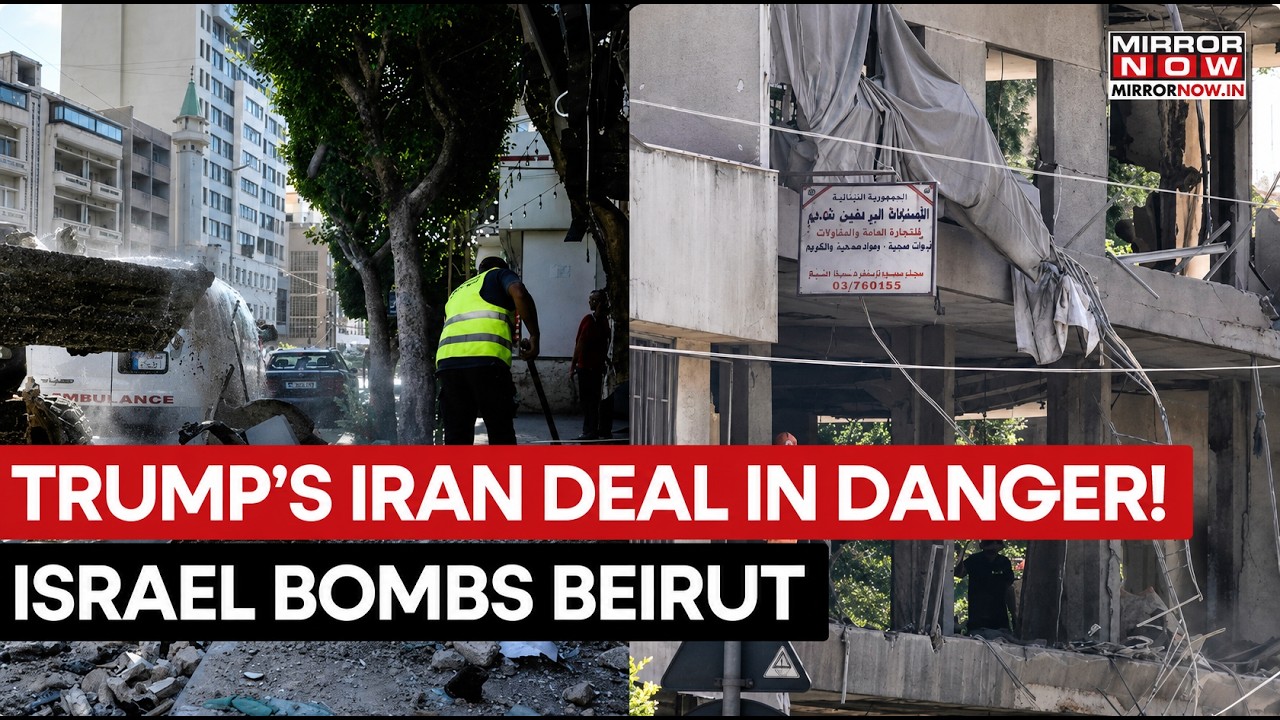 Trump’s Iran Deal In Danger! Israel Bombs Beirut After Hezbollah Launches Drones, IRGC Warns…