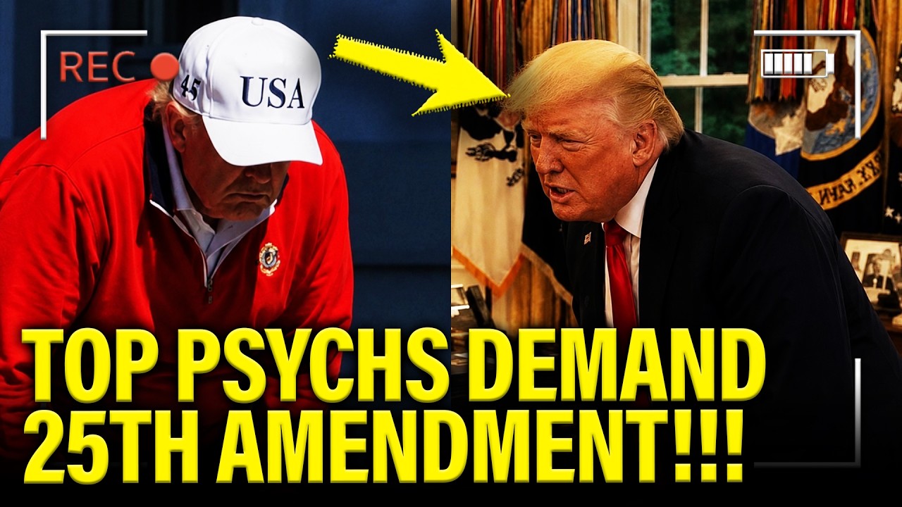Trump HEALTH CRASHES as TOP PSYCHS DEMAND 25TH Amendment