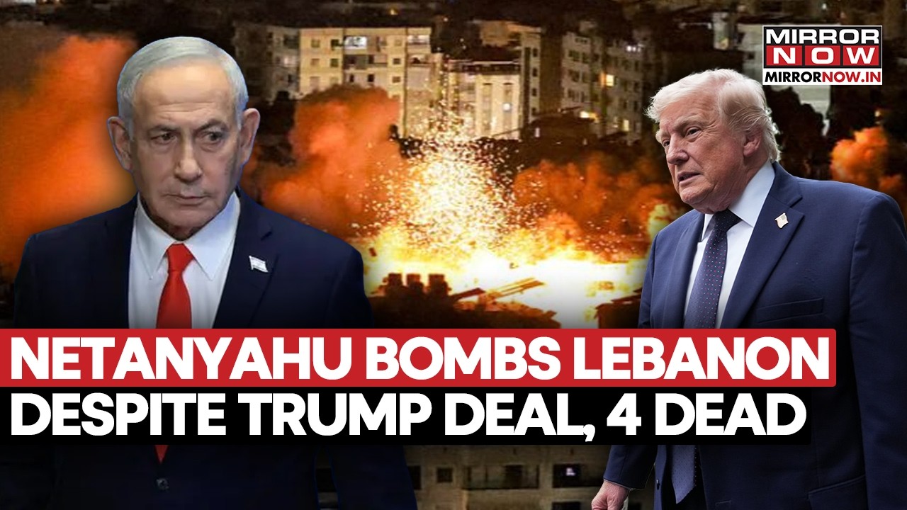 Netanyahu Bombs Lebanon Despite Trump’s Iran Deal, Strikes Nabatieh | 4 Killed As Tensions Escalate