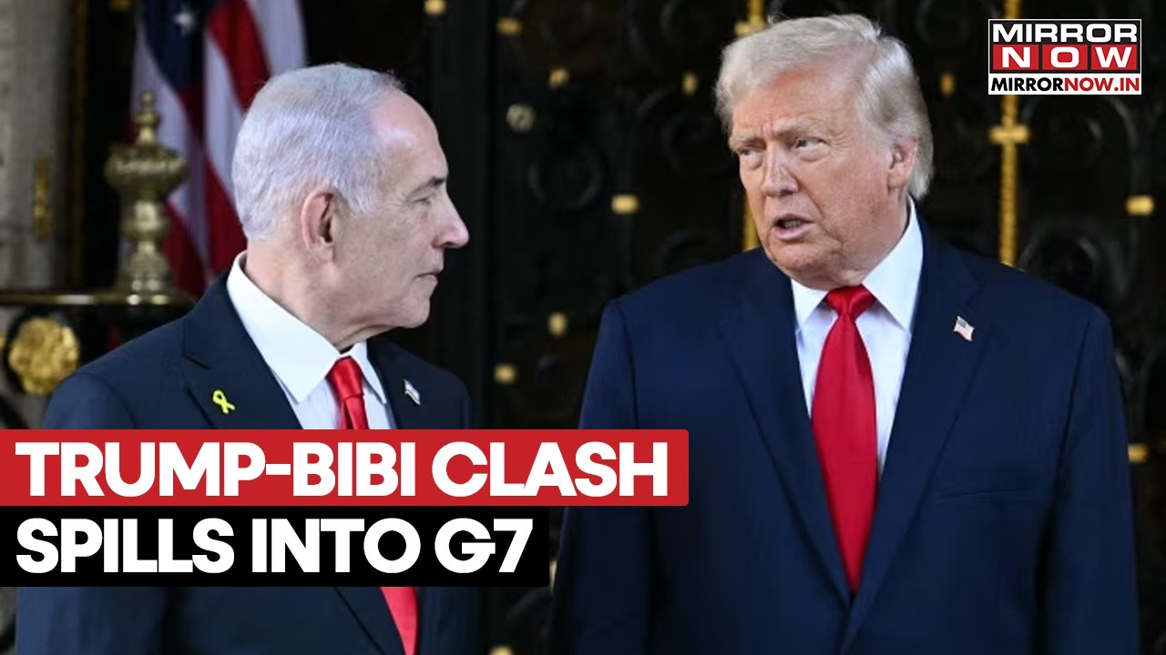 ‘Too Much’ Trump Humiliates Netayahu At G7? Rift Widens Over Iran War & Beirut Strike | Watch