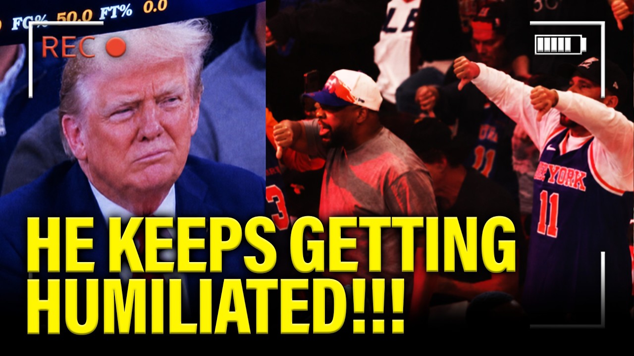 Trump gets RUDE AWAKENING at NBA FINALS!!