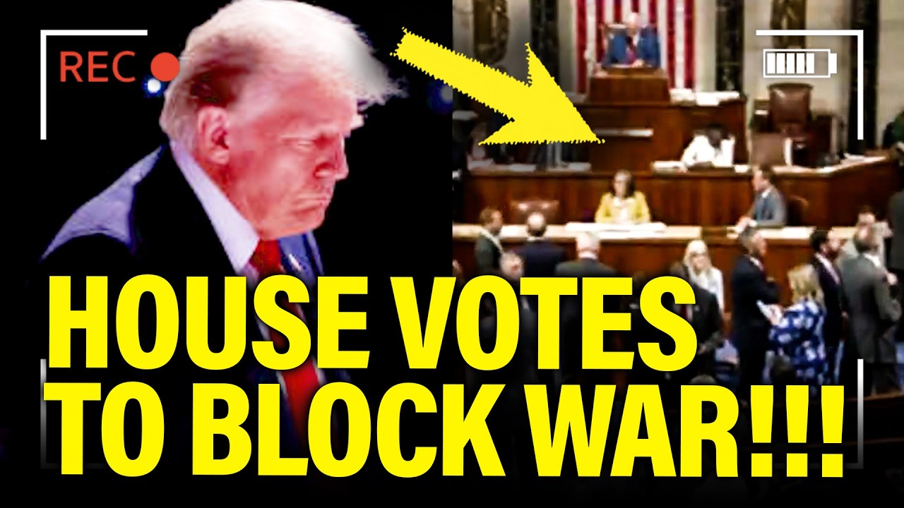 Trump BLINDSIDED by House WAR POWERS VOTE!!!!