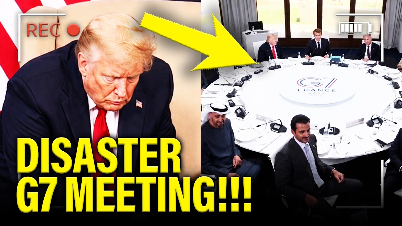 Trump has DISASTER MEETING at G7 and CRASHES OUT on LIVE TV