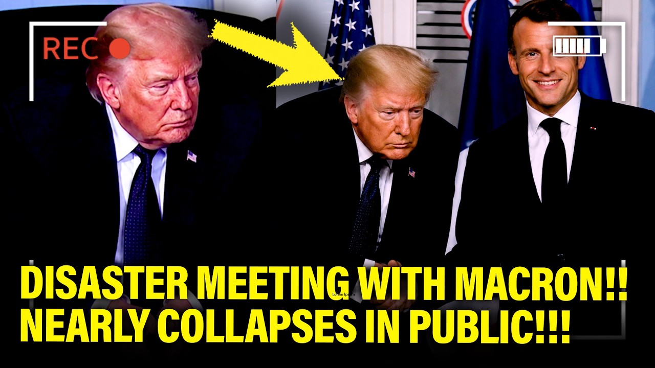 Trump has DISASTER MEETING with MACRON and NEARLY COLLAPSES!