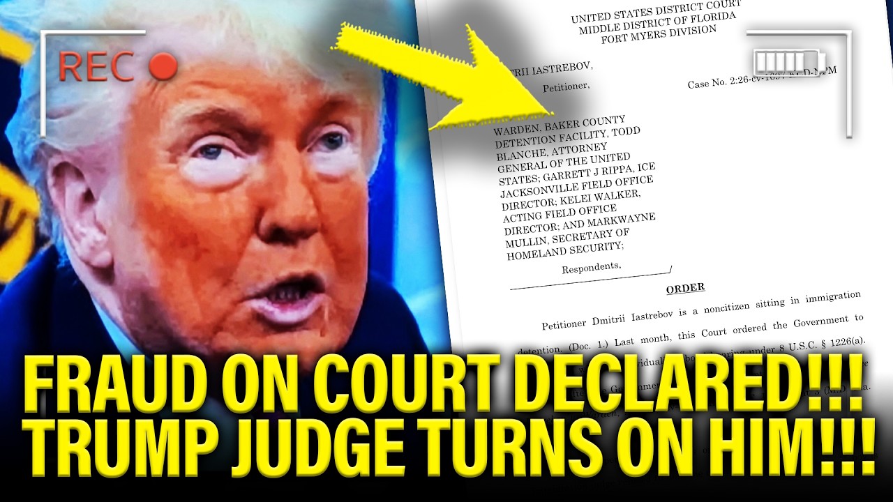 Trump’s OWN JUDGE Clobbers HIM FOR FRAUD ON COURT!!!!