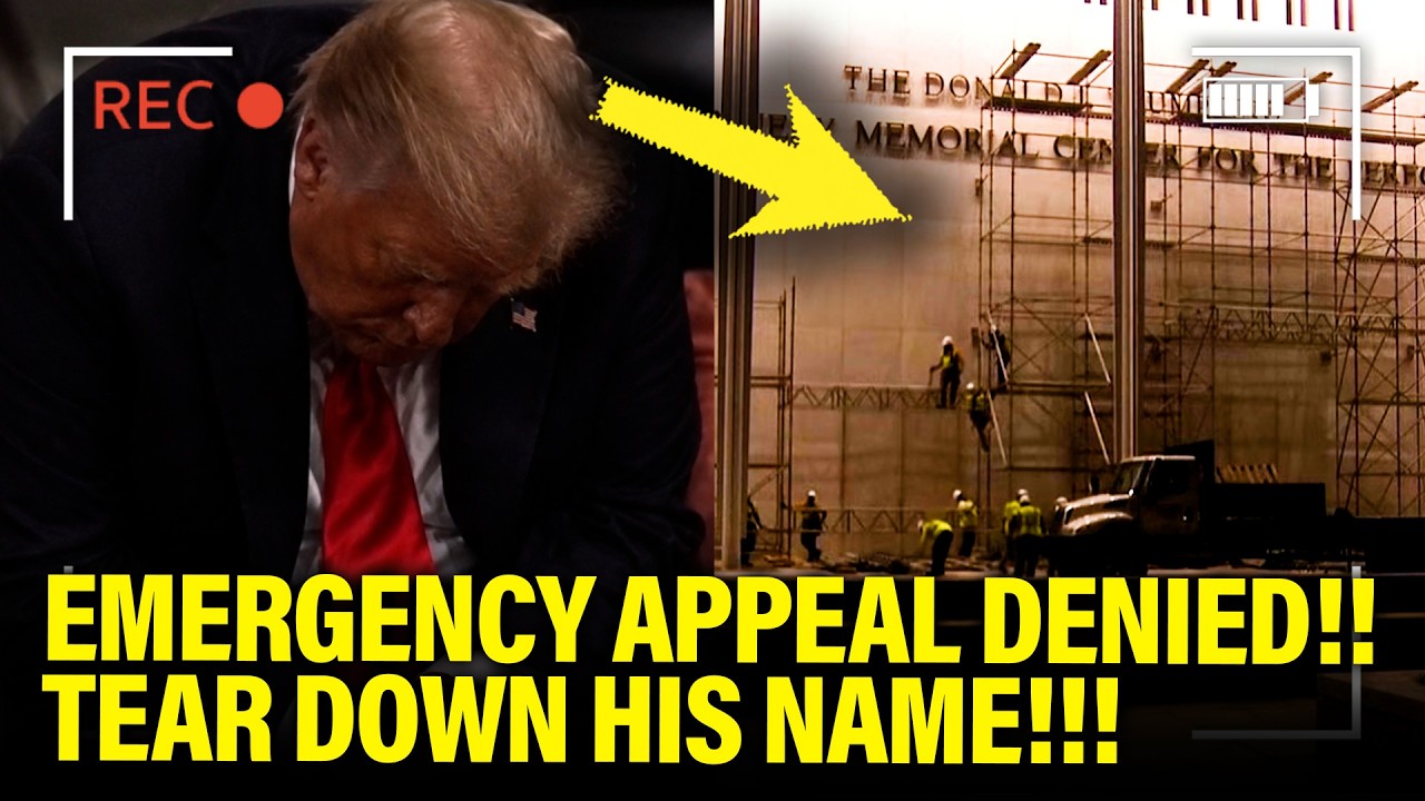 Trump LOSES EMERGENCY APPEAL and HIS NAME IS TORN DOWN!!!
