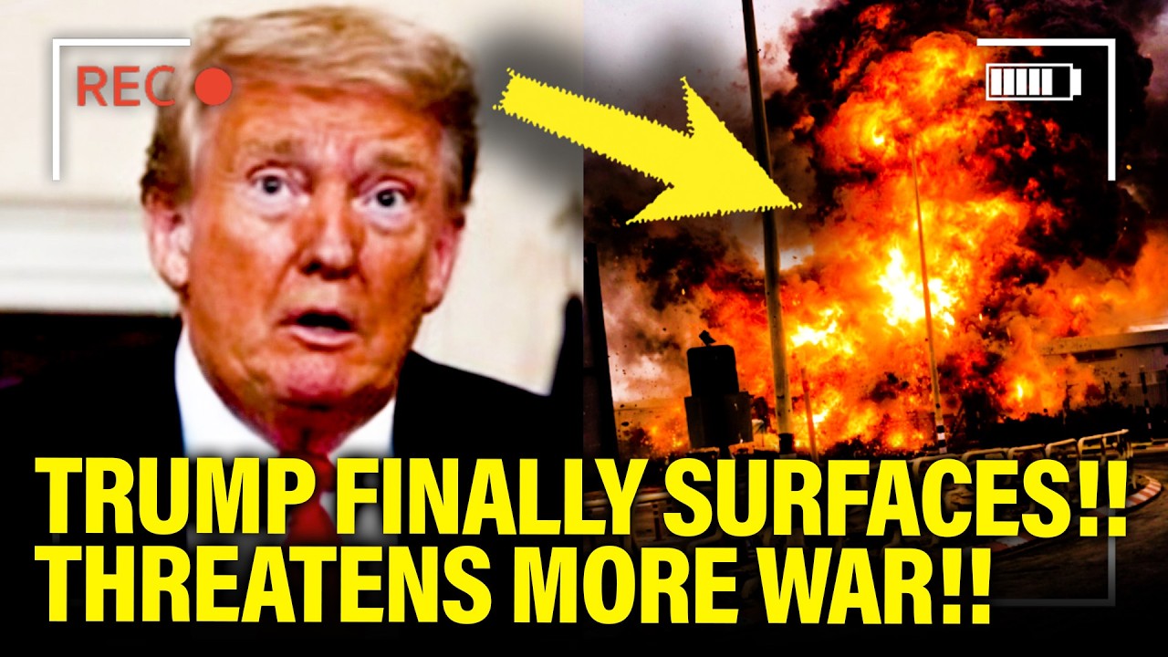 Trump SURFACES to THREATEN NEW INVASION of IRAN TONIGHT!!!