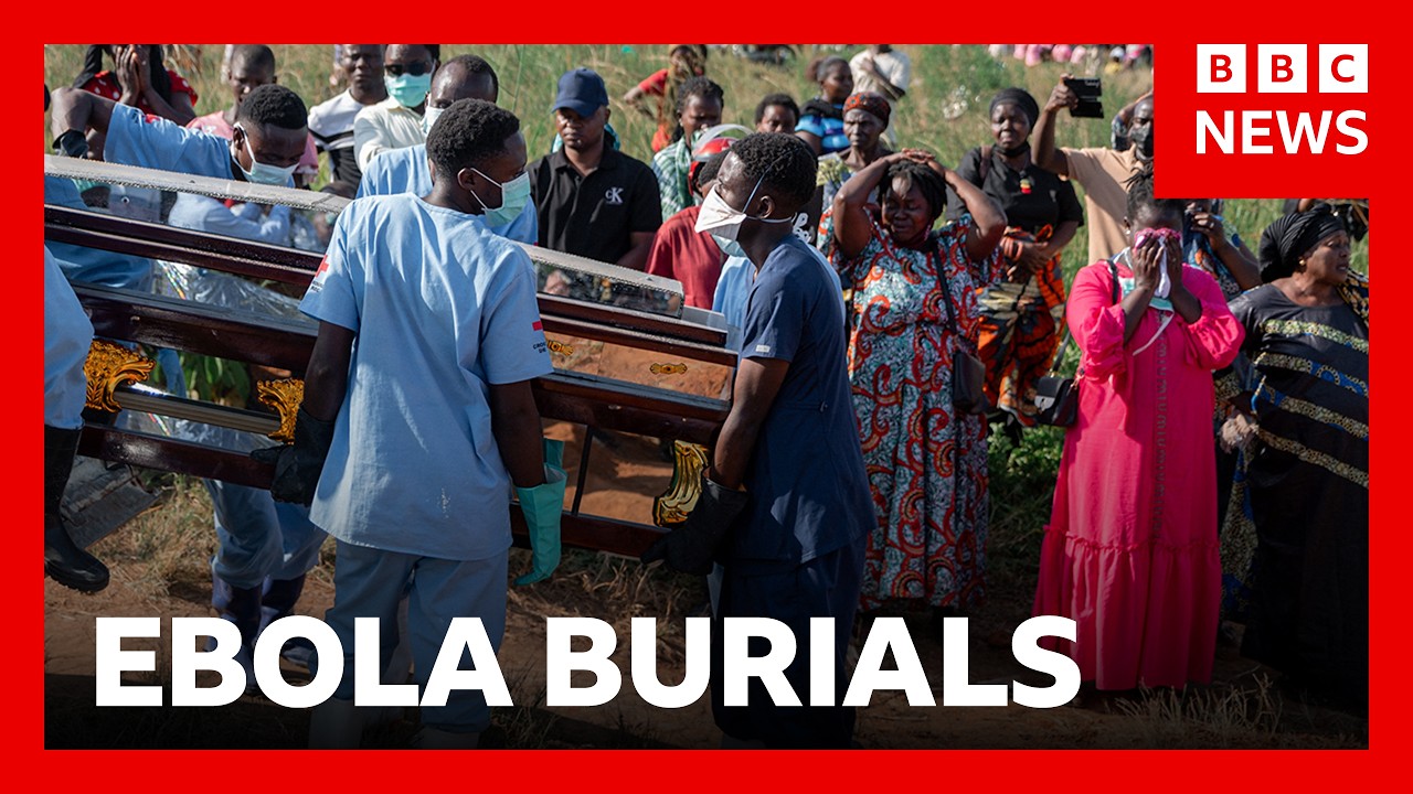 Ebola mourners learn how to grieve safely after outbreak in DR Congo | BBC News