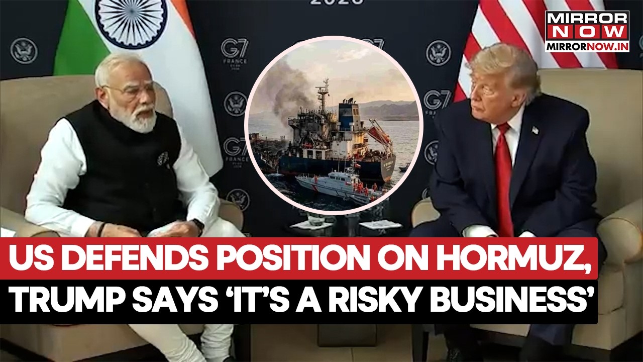 Trump Condoles Killing Of Indian Seafarers In US Strike In Hormuz, Calls It A ‘Risky Business’