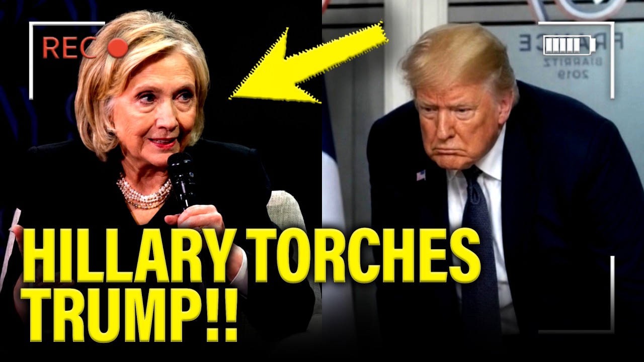 Hillary Clinton BREAKS HER SILENCE and TORCHES TRUMP!!!