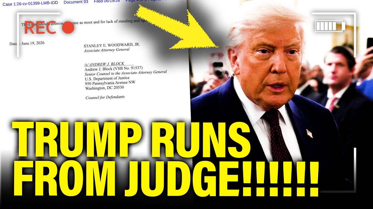 Trump DOJ RUNS AWAY as Trump BLUFF IS CALLED!!!