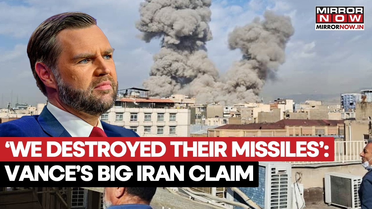 “Mission Accomplished?” Vance Says Iran’s Missiles Destroyed In US Strikes | Watch Video