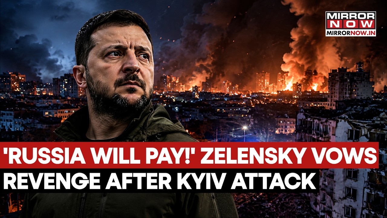 ‘Russia Will Pay!’ Zelensky Vows Revenge After Devastating Russian Drone Strike On Kyiv