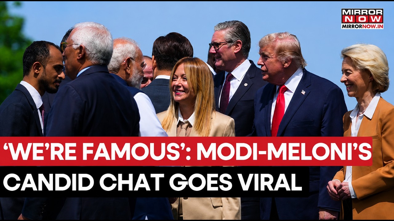 PM Modi’s Candid Chat With Meloni During G7 Family Photo Goes Viral As Both Recall ‘Melody’ Moment