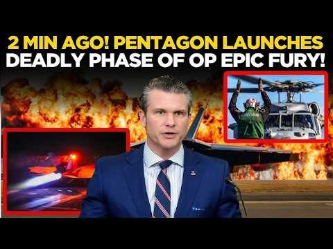 BREAKING NEWS LIVE | Pentagon Launches Deadly Phase Of Operation Epic Fury Against Iran