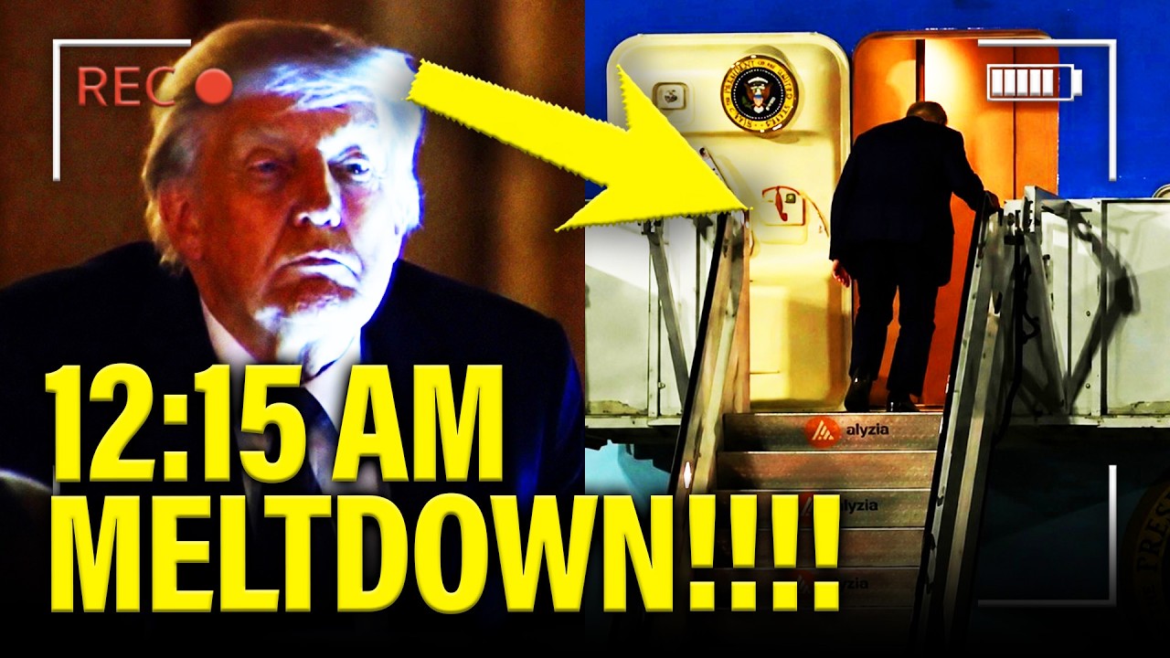 Trump has 12:15 AM MELTDOWN ON AF1 after HISTORIC DEFEAT!!