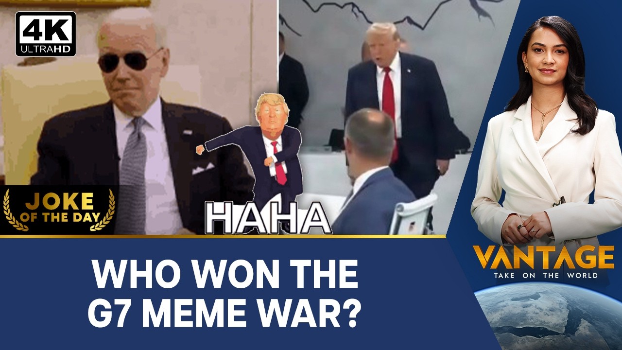 G7 Summit: Internet Memes Compare Biden and Trump’s Leadership Postures | Vantage on Firstpost