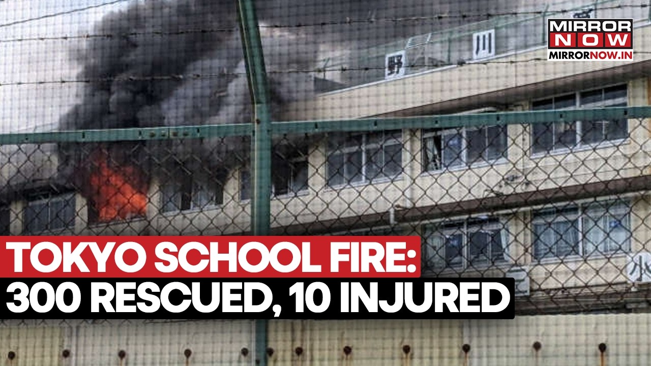 Japan: Massive Fire Breaks Out At Tokyo Elementary School, 300 People Rescued, 10 Children Injured