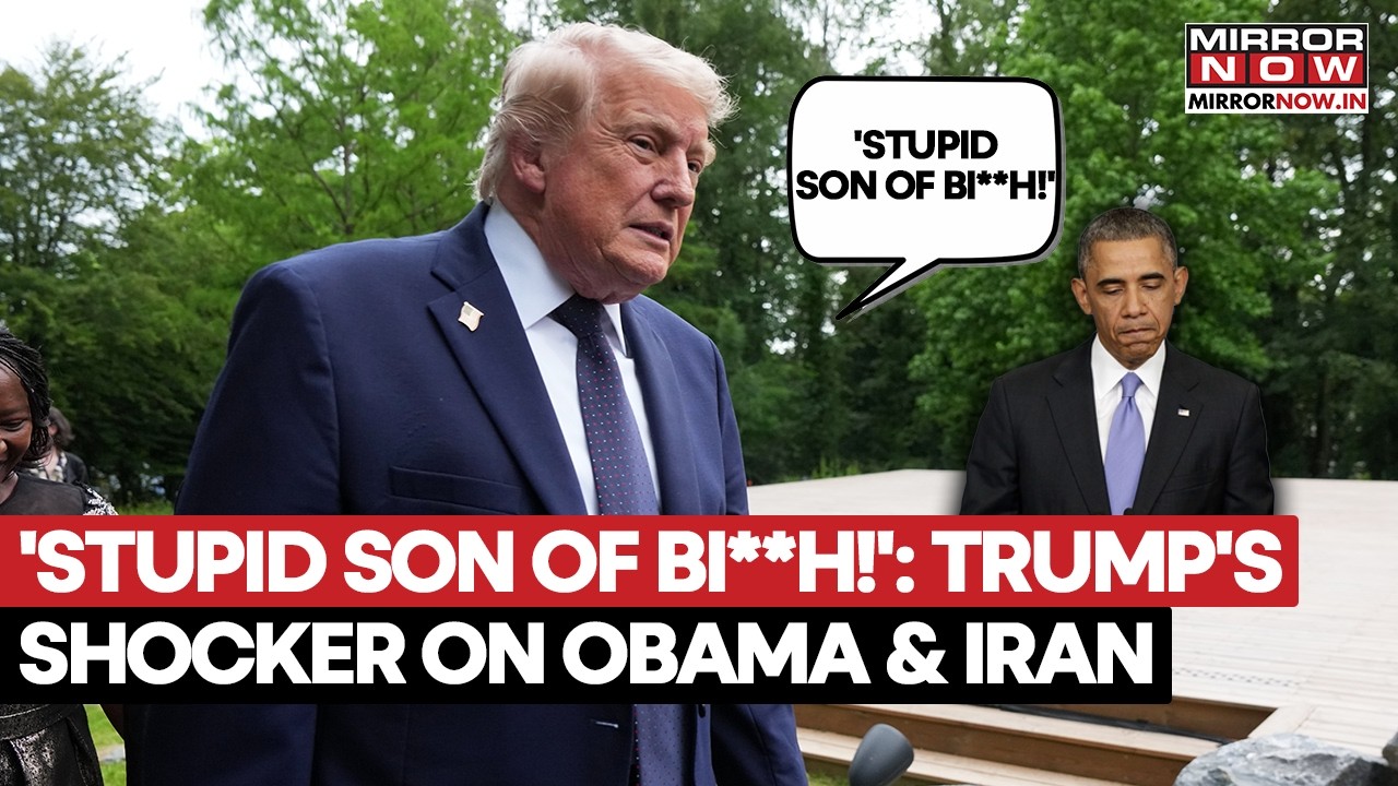 “Stupid SOB!” Trump’s Explosive Attack on Obama Over Iran Deal Sparks Massive Outrage | Watch