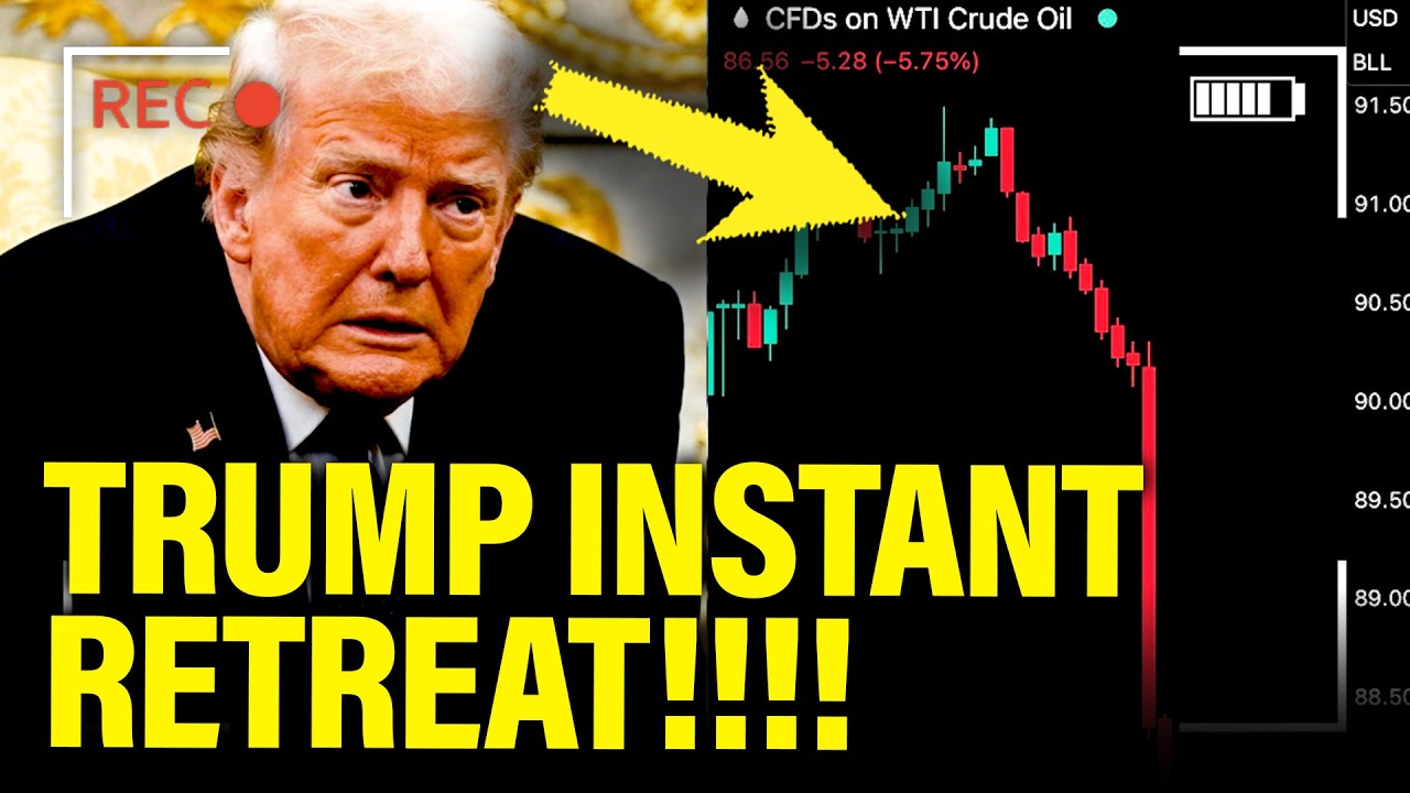 Trump INSTANTLY RETREATS as he CRASHES MARKETS!!