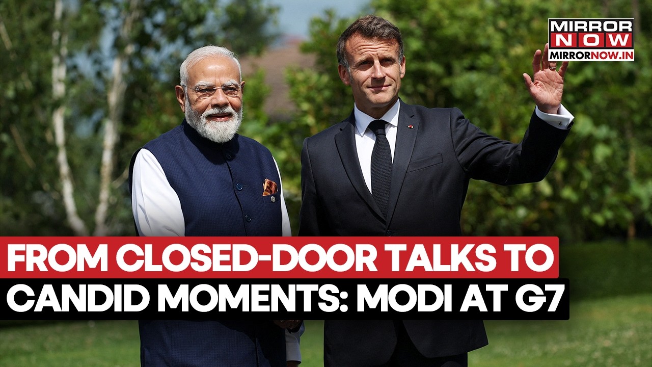 PM Modi’s G7 Diplomacy: From Closed-Door Meetings, Handshakes, Candid Moment To Global Spotlight