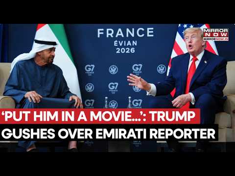 ‘PUT HIM IN A MOVIE…’: Trump Turns Fanboy, Praises Gulf Reporter’s Looks At UAE Meeting?
