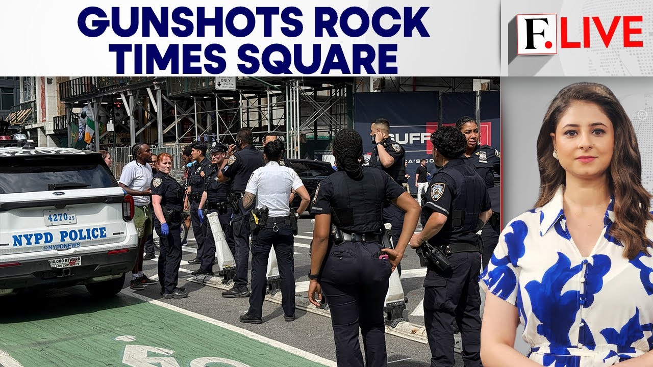 New York’s Times Square Shooting Sparks Panic, Tourists Run For Cover | Firstpost Live | N18G