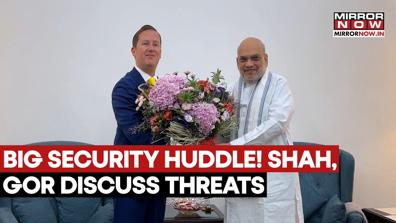 India-US Security Push: Amit Shah And US envoy Sergio Gor Discuss Terror Threats, Drug Trafficking