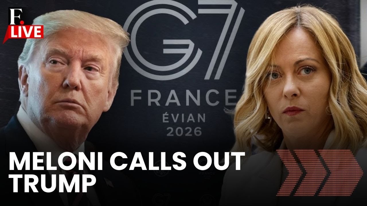 Italian PM Meloni Slams Trump for Claiming She ‘Begged’ Him For a Photo | LIVE