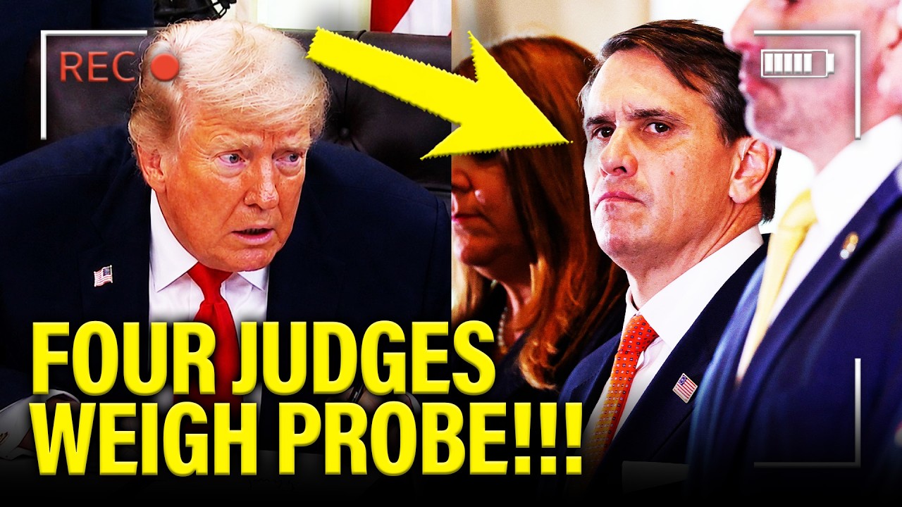 Trump DOJ Faces APOCALYPTIC METLDOWN as FOUR Judges WEIGH PROBE