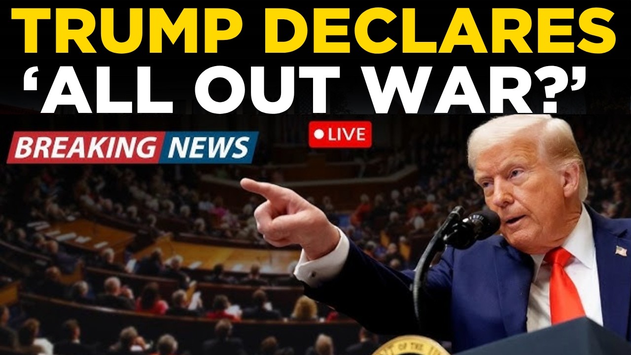 Trump Live | Donald Trump Makes Chilling ‘All Out War..’ Announcement | Trump Speech | White House