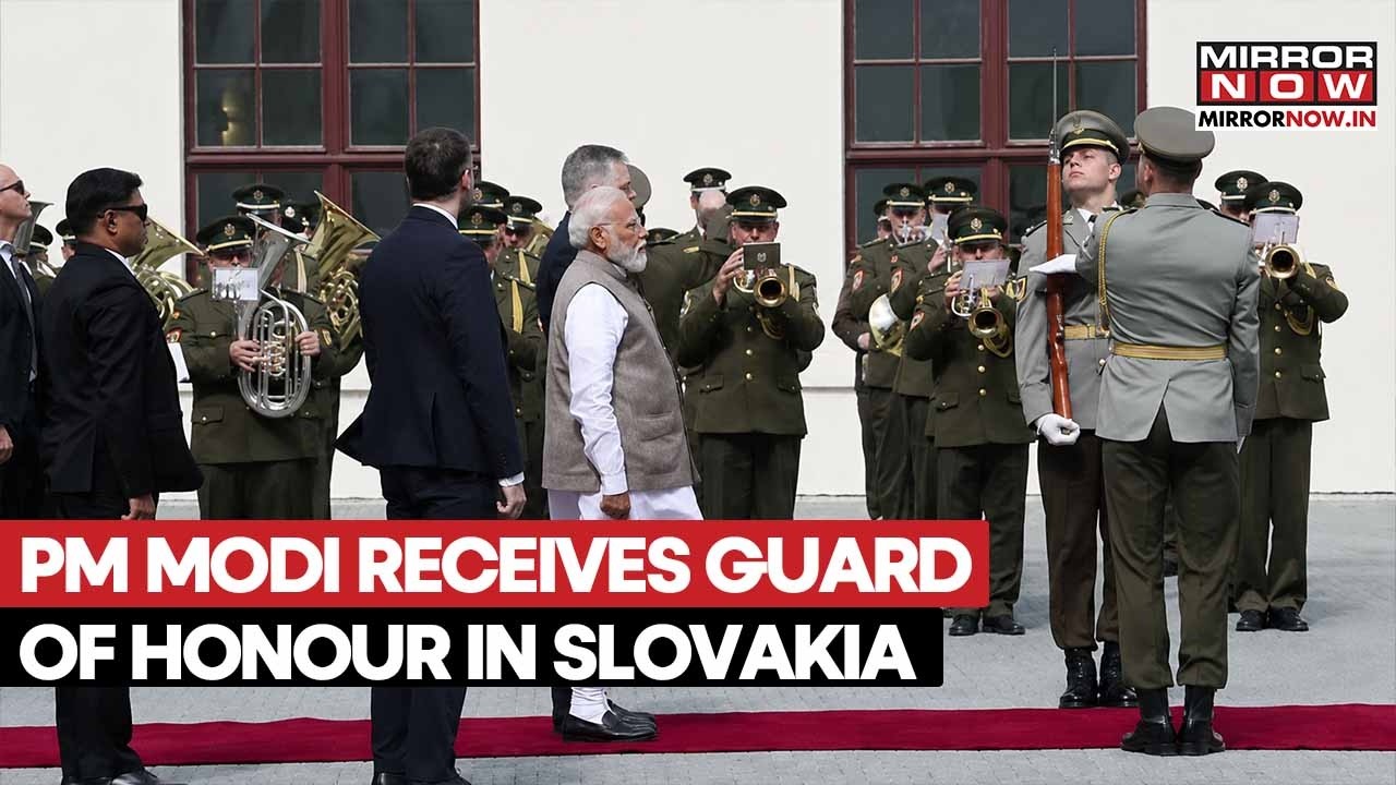 PM Modi Gets Guard Of Honour In Bratislava, Holds Key Talks With Slovak PM Fico | WATCH