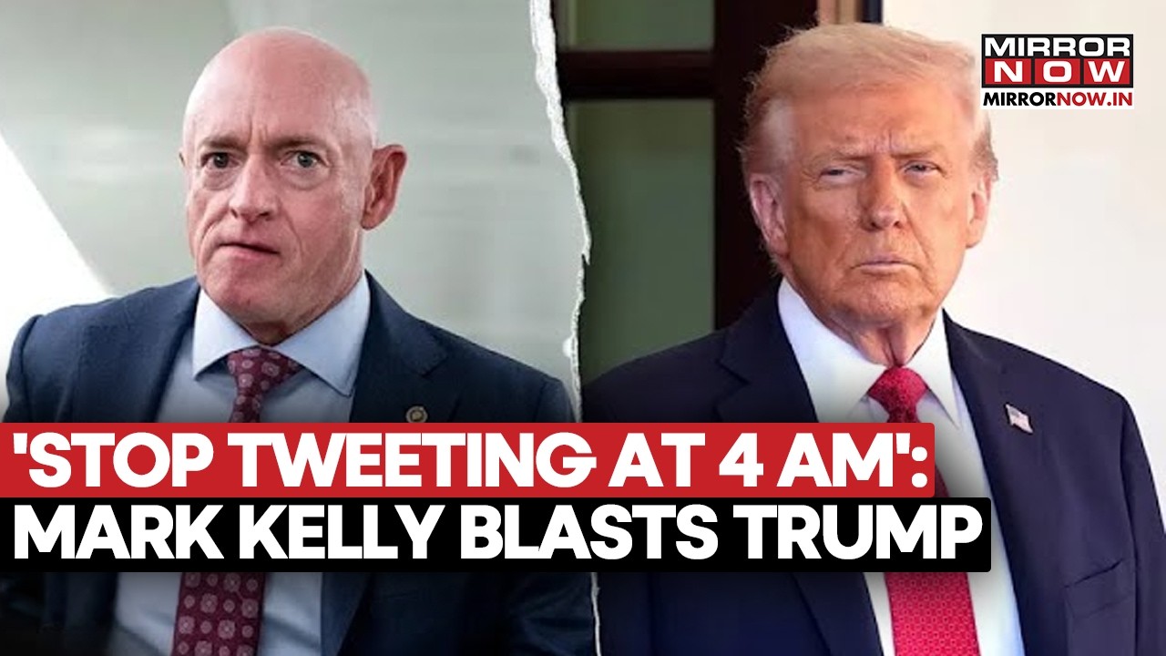 ‘STOP TWEETING AT 4 AM’: Democratic Senator Mark Kelly Slams Trump Over SAVE Act Policy | Watch