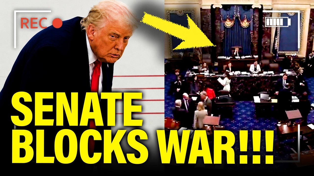 Trump BLINDSIDED as SENATE BLOCKS WAR!!!