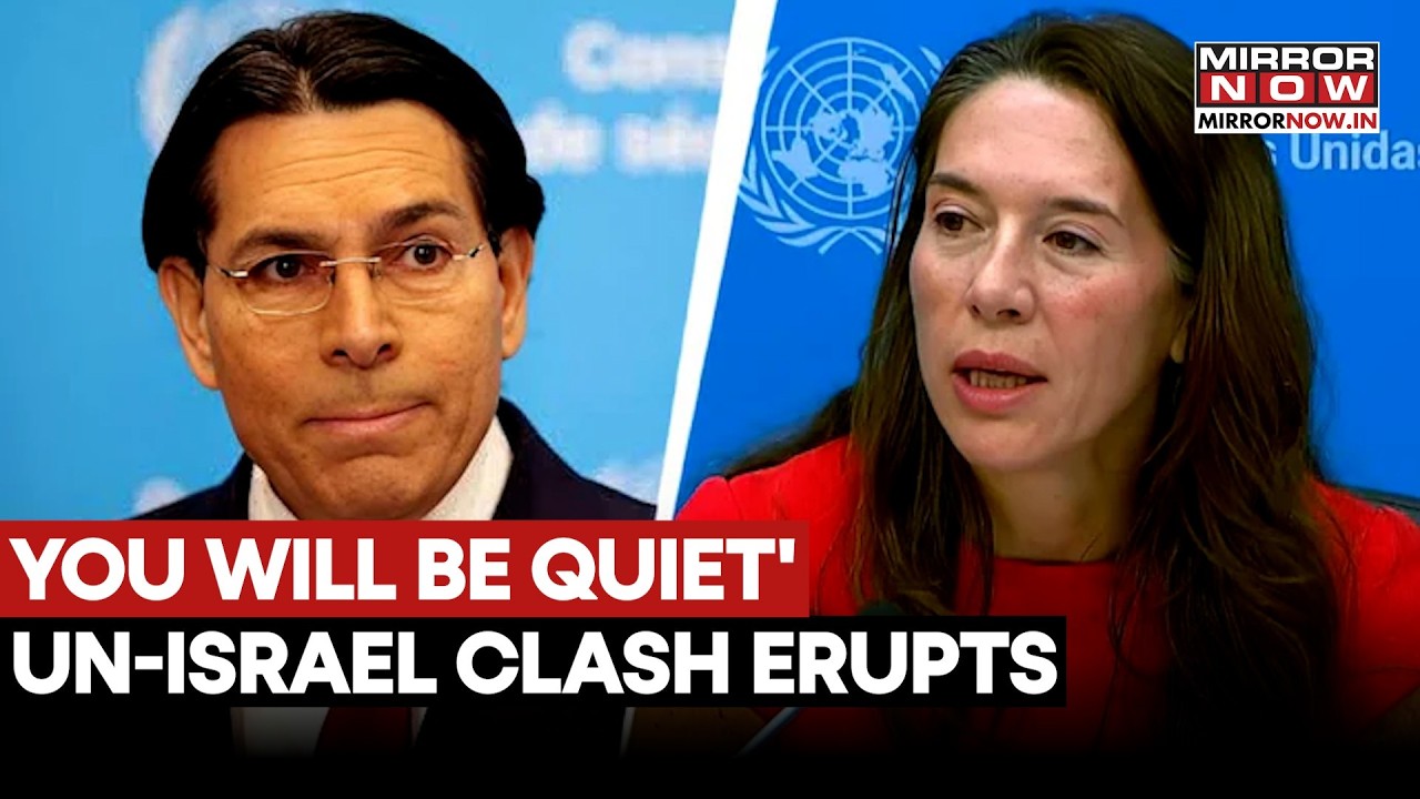 ‘Be Quiet Or Get Out’ Israeli Envoy In Furious Shouting Match With UN Official | Gaza War Showdown
