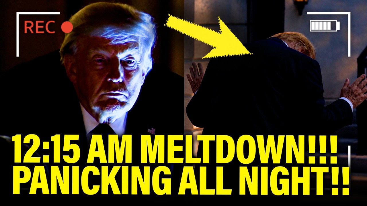 Trump has 12:15 AM MELTDOWN as LIFE COLLAPSES!!!