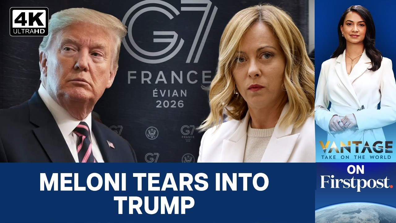 Italy’s Meloni Slams Trump After He Claims She ‘Begged’ Him For a Photo | Vantage on Firstpost