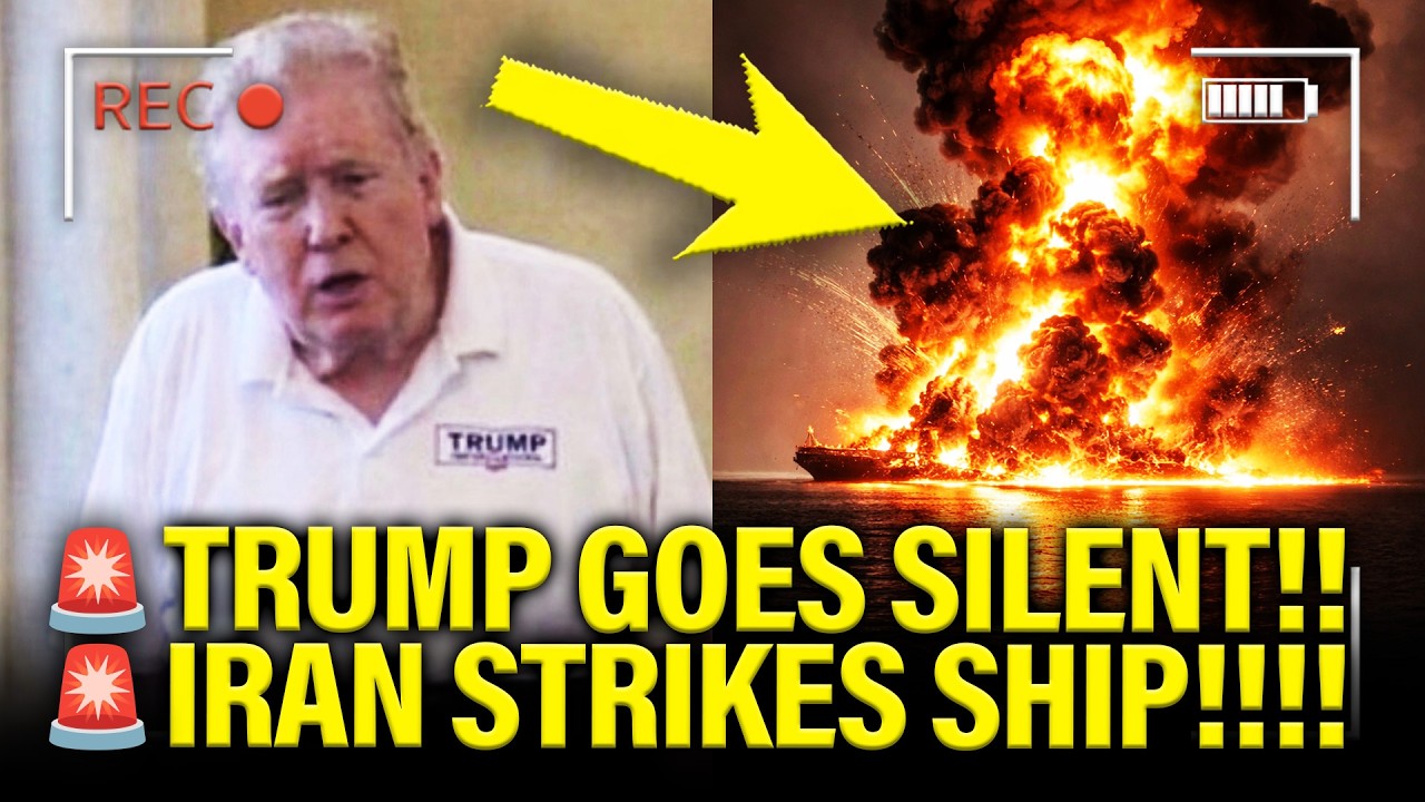 Trump GOES SILENT as IRAN STRIKES SHIP!!