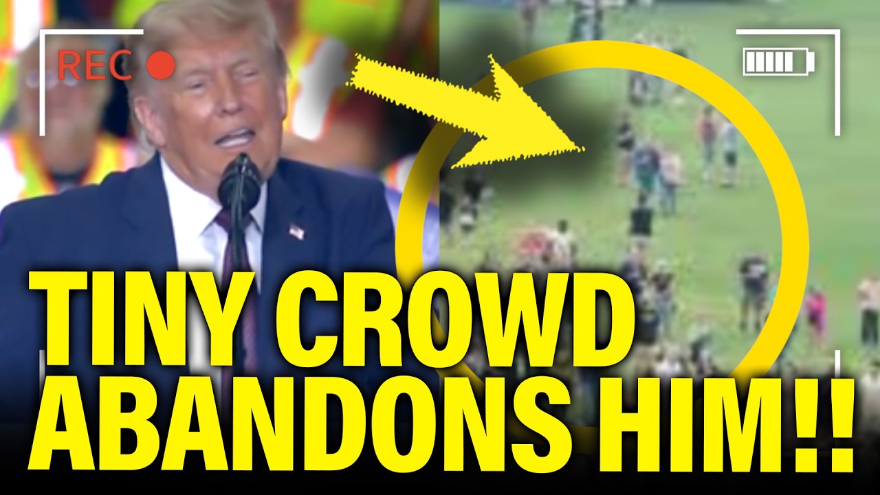 OMG! Trump has EPIC MELTDOWN as Tiny CROWD SIZE REVEALED