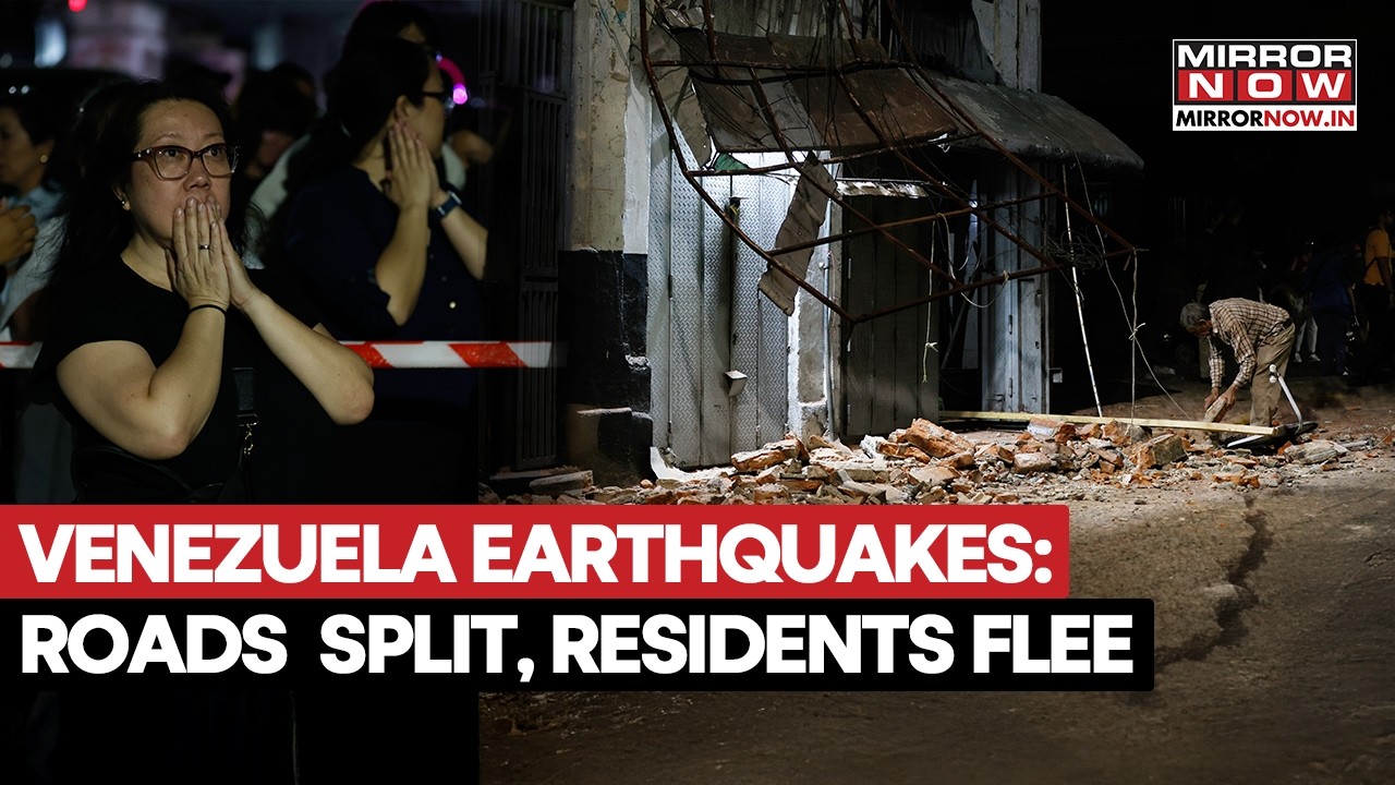 Venezuela Earthquake: 10000+ Feared Dead Roads Split, Buildings Collapse | Chaos & Panic On CAM