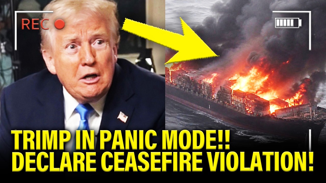 Trump PANICS and DECLARES CEASEFIRE VIOLATION!!!