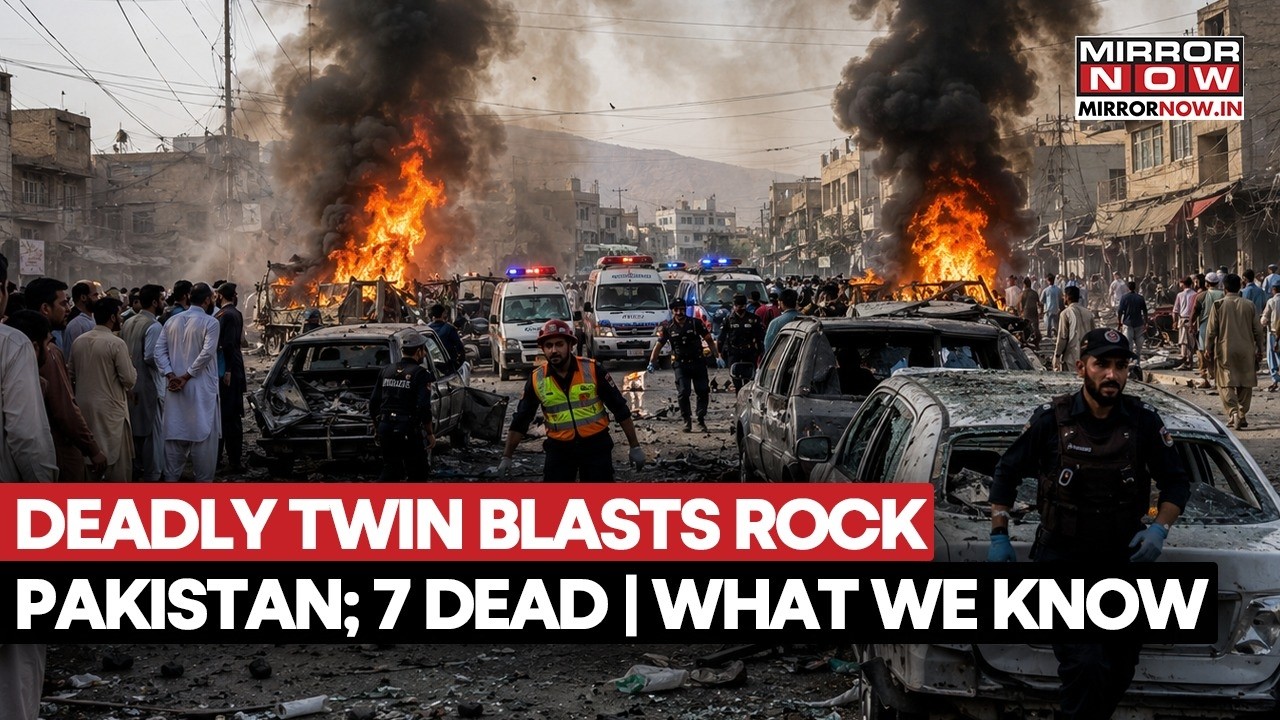 Pakistan Blast News: Seven Killed, Three Injured in Twin Explosions in Northwest Pakistan | WATCH