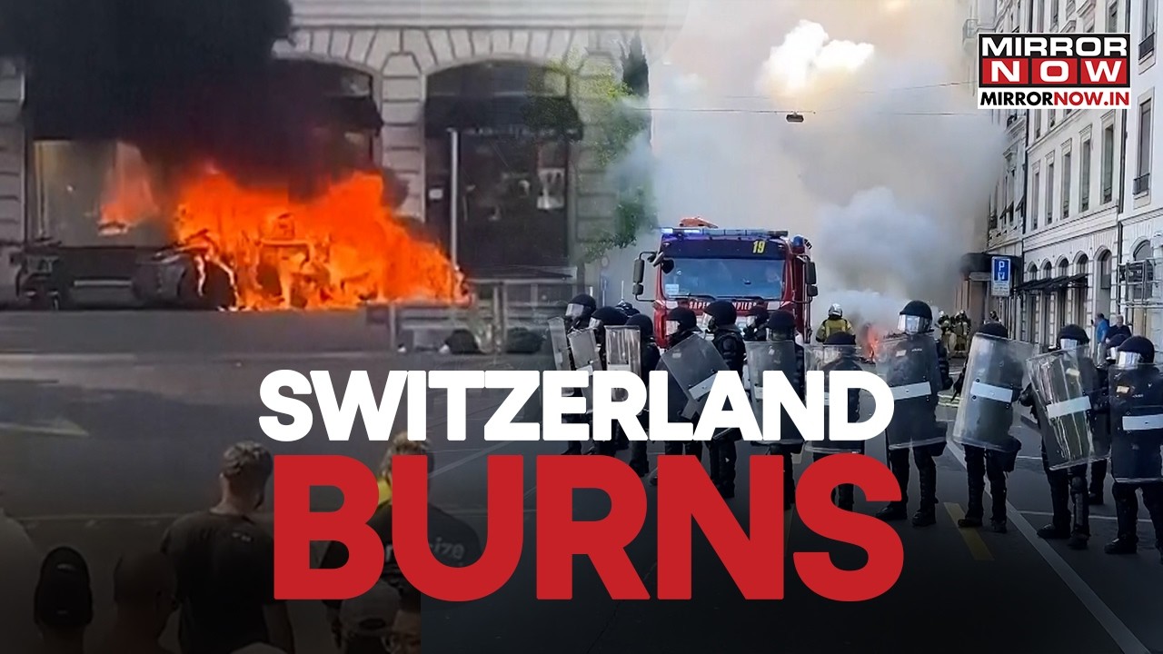 SWITZERLAND BURNS! Anti-G7 Riots Erupt As Swiss Police Fire Tear Gas, Protesters Target Key Sites