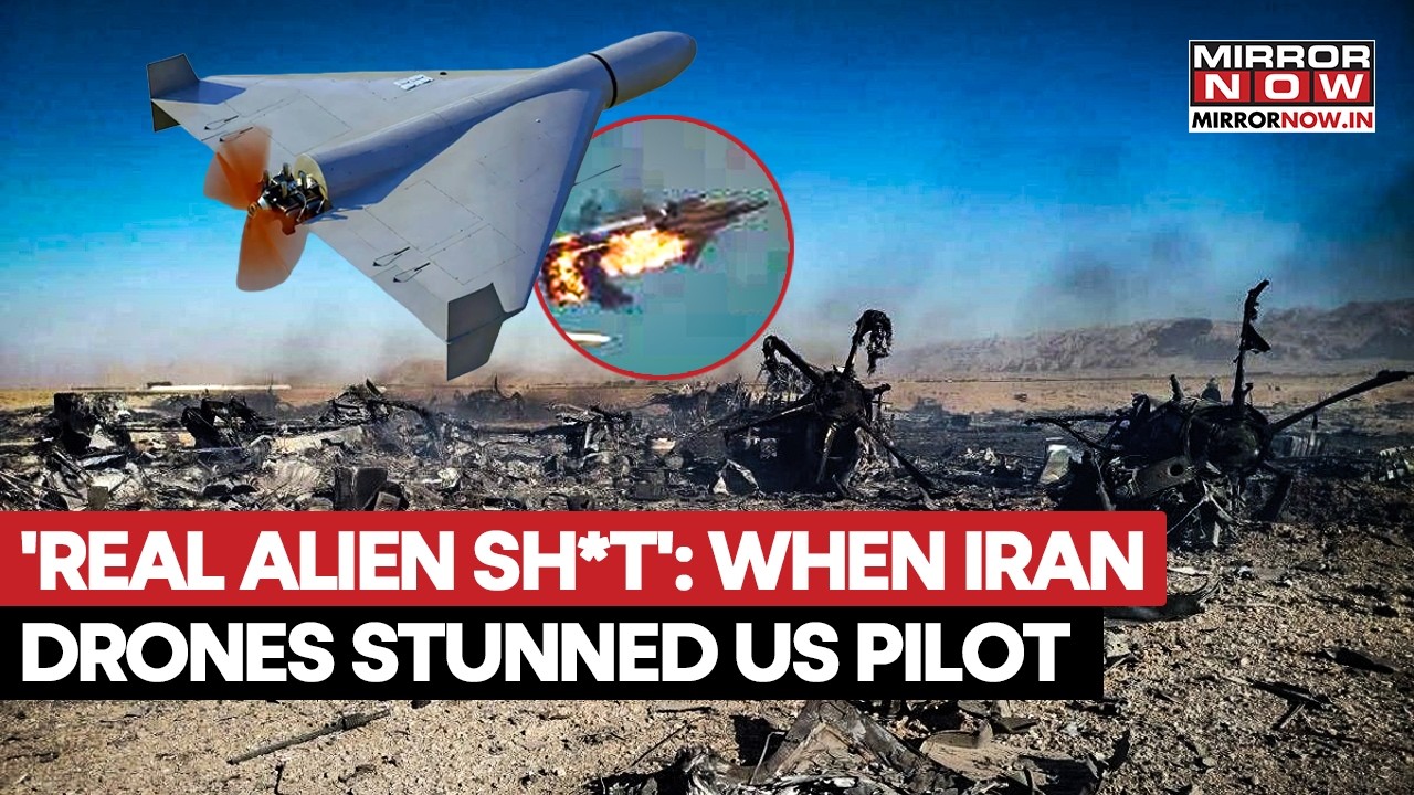 ‘REAL ALIEN SH*T..’: Downed US Pilot Recalls How Iranian Drones Spooked Him With JELLYFISH Formation