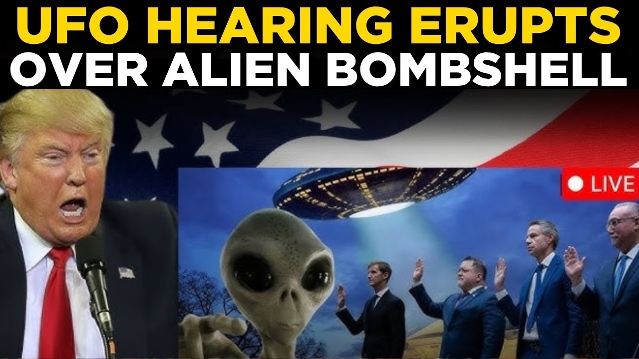 Breaking UFO News LIVE | UFO Hearing Turns Chaotic Following Stunning ‘Non-Human’ Claims In Congress
